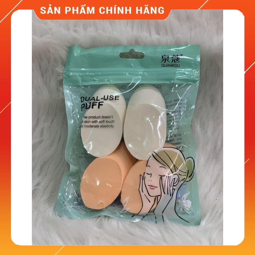 bông phấn ướt hình xúc xích