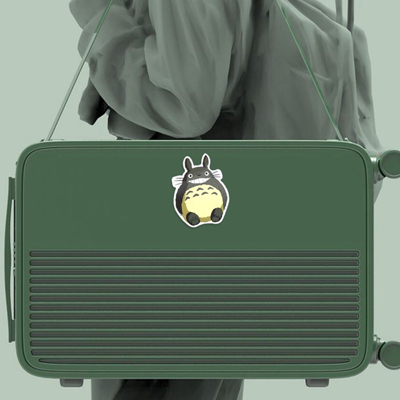 Bộ 64 miếng sticker dán hình nhân vật My Neighbor Totoro dễ thương trang trí laptop/vali/tủ lạnh