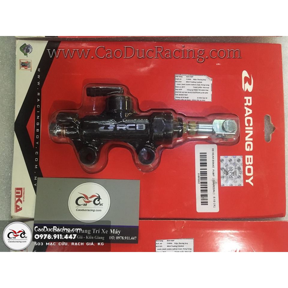 Sỉ Pen đạp bơm dầu Racingboy chính hãng RCB - bơm cực lẹ , nhẹ dịu