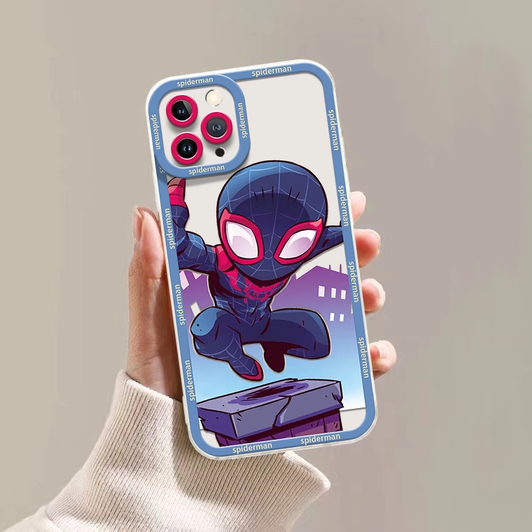 Ốp Điện Thoại Silicon TPU Mềm Trong Suốt Họa Tiết Hoạt Hình Cho IPhone 14 13 12 11 Pro X XS MAX XR Mini 6S 7 8 Plus