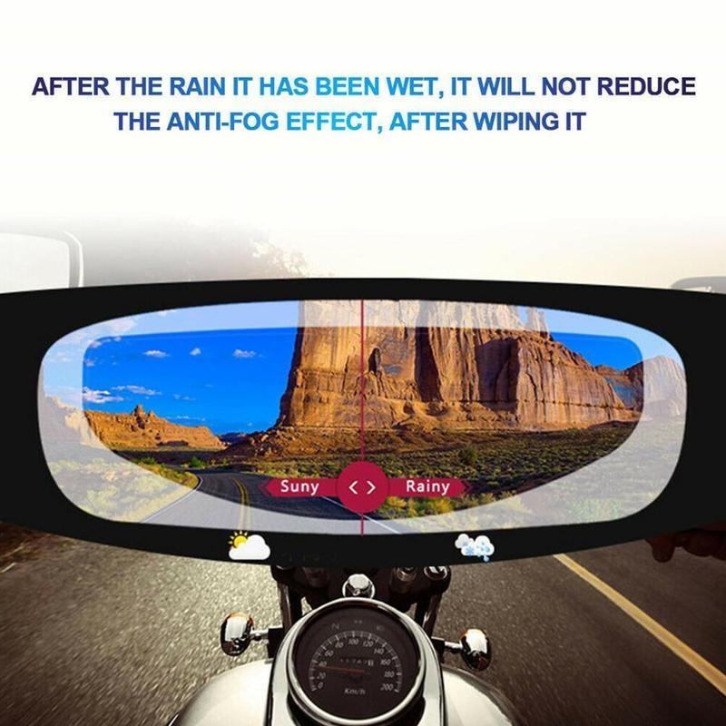 1/2 Bộ miếng dán trong suốt chống sương mù &amp; mưa cho mũ bảo hiểm xe máy kèm phụ kiện