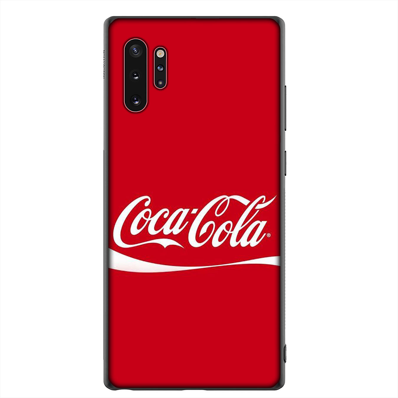 Ốp Điện Thoại Silicon Mềm Hình Coca Cola Cho Samsung Galaxy A9 A8 A7 A6 Plus J8 2018 + A21S A70 M20 A6 + A8 + 6plus