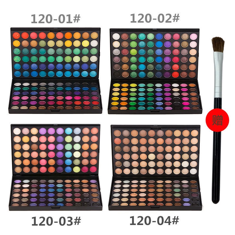 Bảng Phấn Mắt 120 Màu Sắc Hiệu Ứng Lì Ánh Ngọc Trai Trang Điểm Không Lem Nhòe 120 Màu Tùy Chọn Cho Người Mới Bắt Đầu | BigBuy360 - bigbuy360.vn