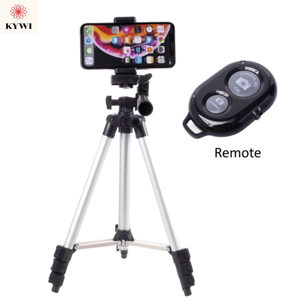 [Mã INBAU15 giảm 15K đơn 99K] Gậy chụp ảnh 3 chân, giá đỡ điện thoại, Tripod, cây livestream - KYWI SHOP