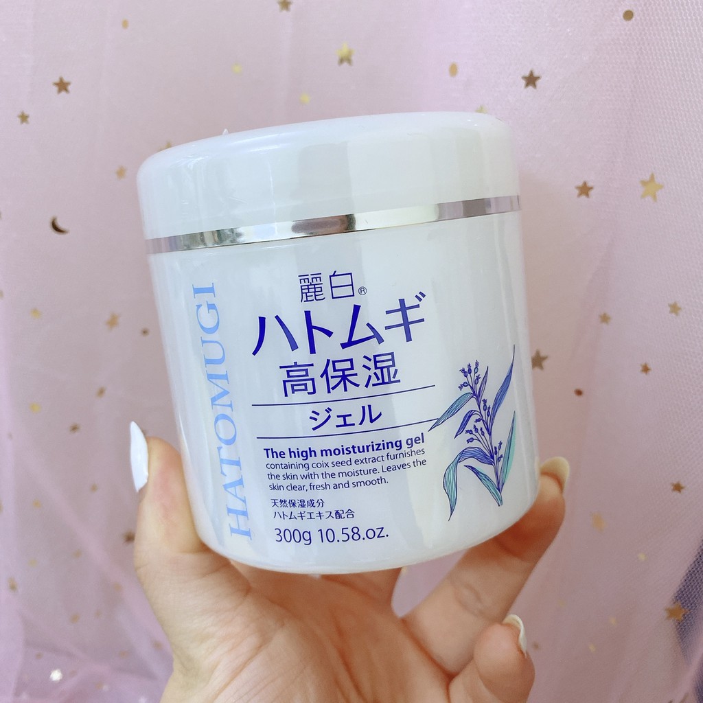 Kem dưỡng ẩm, làm trắng da Hatomugi moisturizing hũ 300g