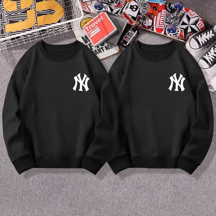 Áo sweater nam nữ phong cách NY oversize, Áo hoodie nỉ LOGO NY form rộng Unisex | BigBuy360 - bigbuy360.vn