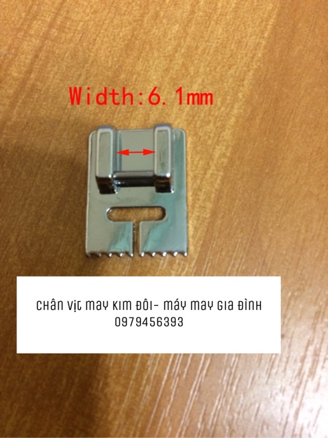 Chân vịt may kim đôi cho máy may gia đình