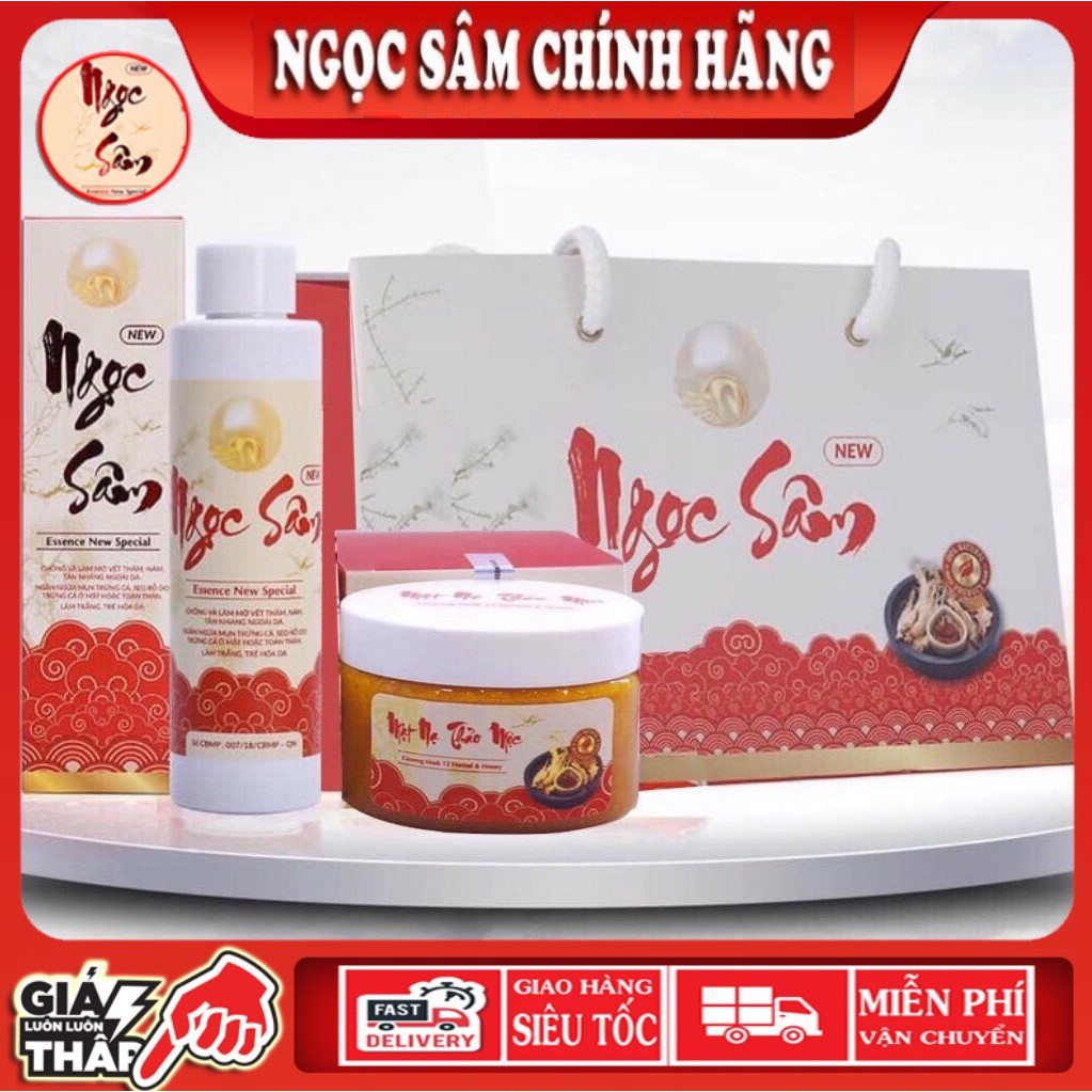 Bộ Ngọc Sâm Lớn Ngừa Mụn Trắng Da | BigBuy360 - bigbuy360.vn