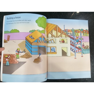 [Big Sale!] Dính dán - Usborne sticker book - Building Sites