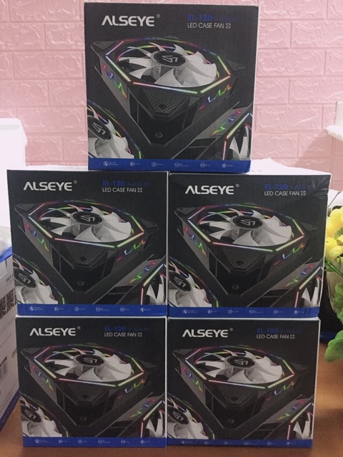 Kit 4 fan led rgb ALSEYE hàng cao cấp siêu bền siêu đẹp
