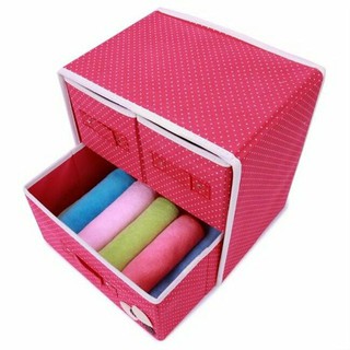 tủ vải mini 2 tầng 3 ngăn kéo