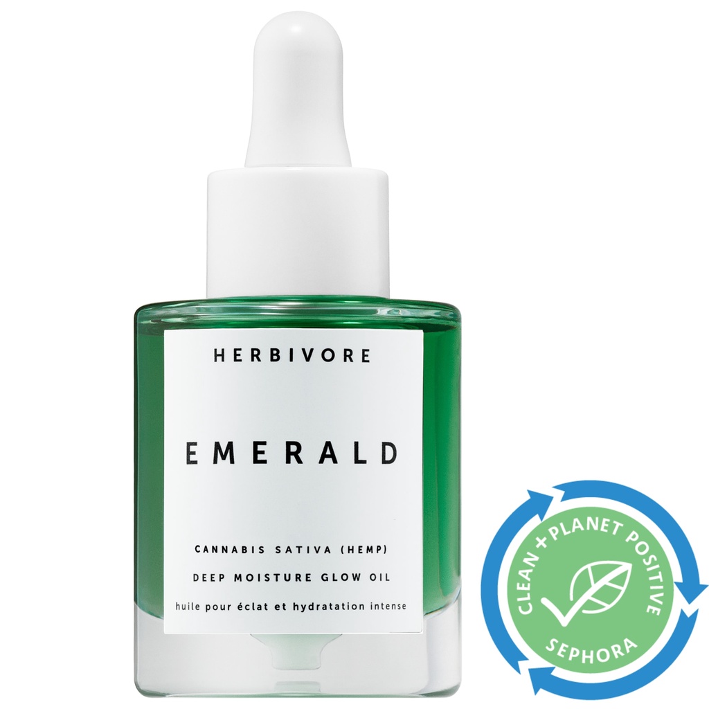 (Sẵn 8mL)🌿 Dầu dưỡng ẩm Herbivore Emerald Deep Moisture Glow Oil