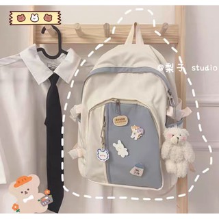 B25- SẴN BALO NỮ PHỐI MÀU ULZZANG