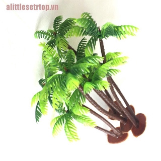 Cây Dừa Nhựa Mini Trang Trí Bể Cá