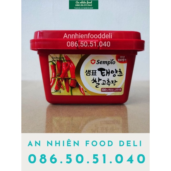 Tương Ớt Gochujang Hàn Quốc Sempio hộp 500Gram