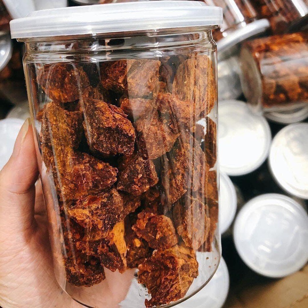 Khô bò viên 200g LomDom food đồ ăn vặt Hà Nội vừa ngon vừa rẻ | BigBuy360 - bigbuy360.vn