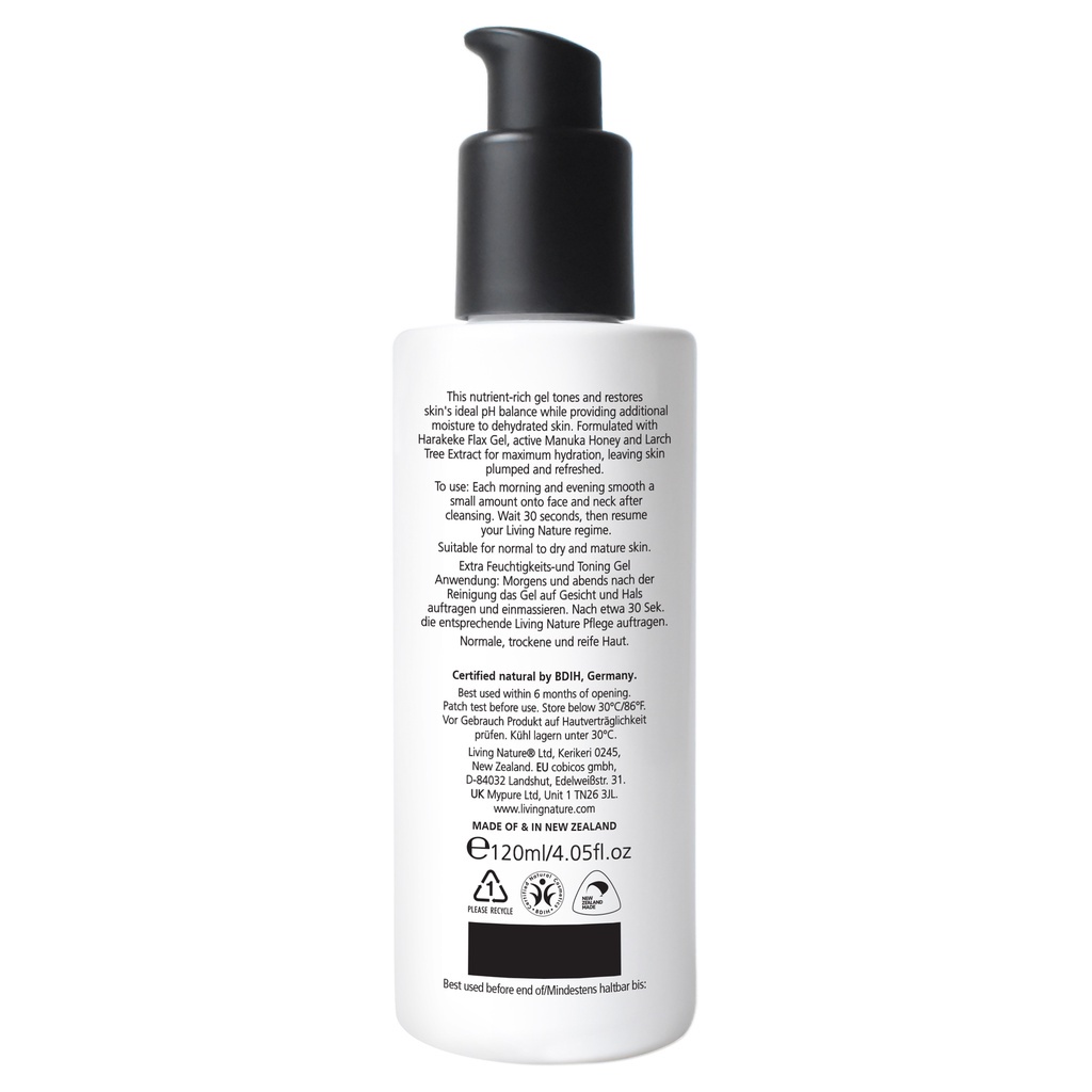[Hỏa tốc] Gel siêu dưỡng ẩm Extra Hydrating Toning Gel Living Nature 120ml