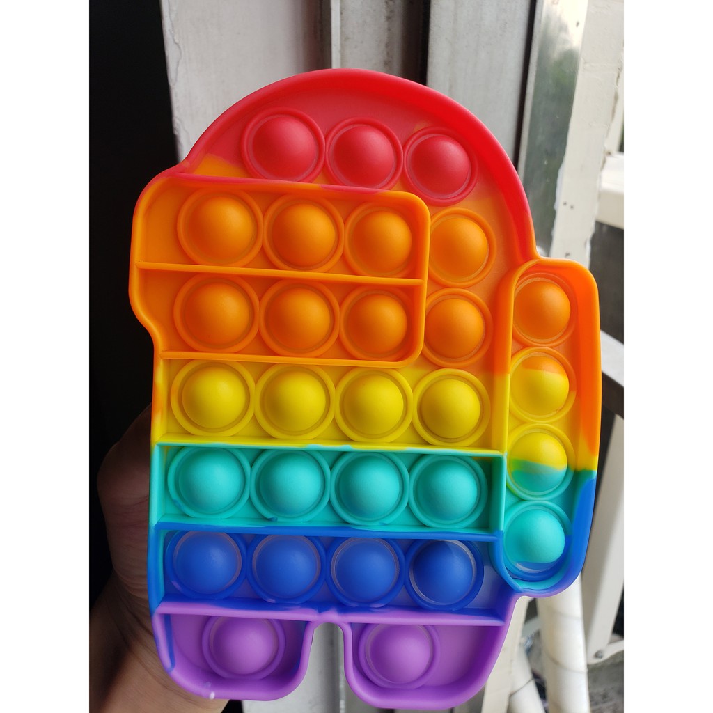 Push Pop it fidget toy Đồ chơi nhấn bong bóng giải trí thông minh giảm căng thẳng