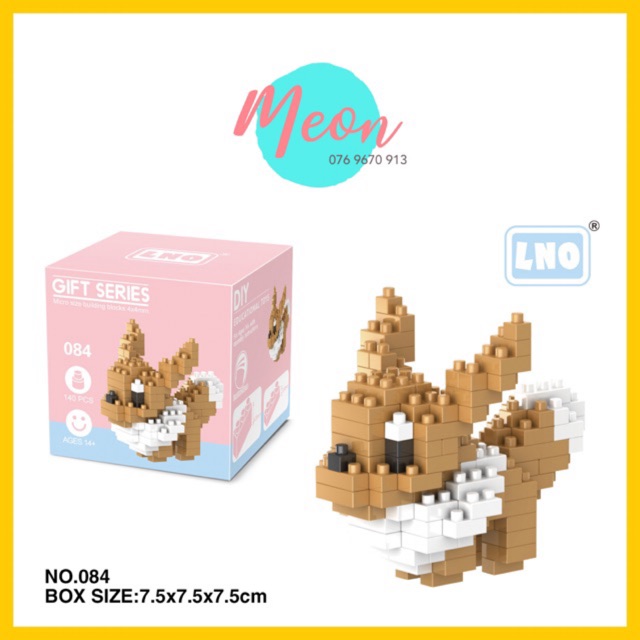 Xếp hình miniblock - Pokemon Size S