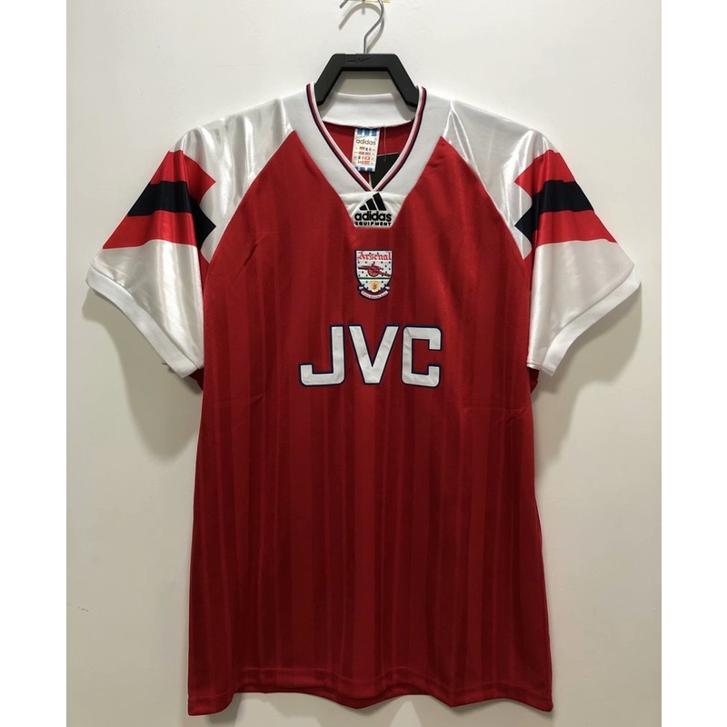 Áo Bóng Đá Ngắn Tay Đội Tuyển Arsenal Kiểu Retro Chất Lượng Cao Size S-XXL 92/94