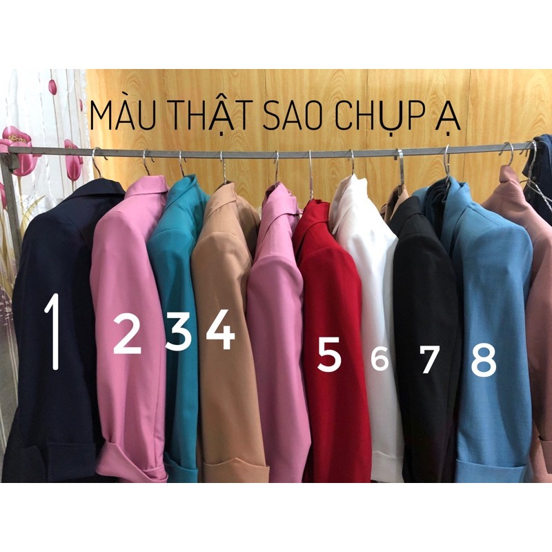 Áo Vest nữ công sở Vest nữ Hàn Quốc thời trang Fashion tay lỡ chất liệu cao cấp đủ màu | BigBuy360 - bigbuy360.vn