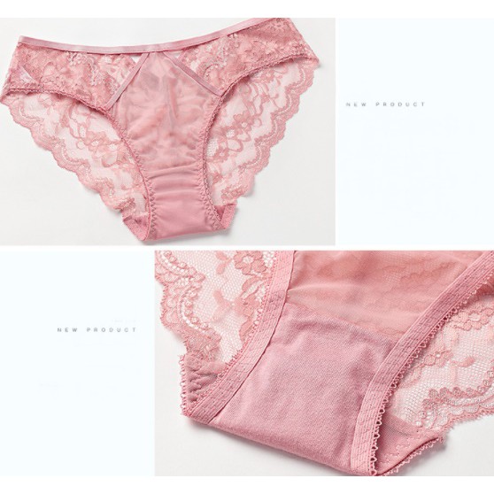 Bộ Đồ Lót Ren Xuyên Thấu Có Gọng Không Đệm Dây Đan Chéo Ngực Siêu Sexy Lacy Bra - B05 | BigBuy360 - bigbuy360.vn