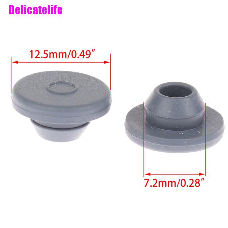 Set 100 nút cao su bịt chai thủy tinh 13mm