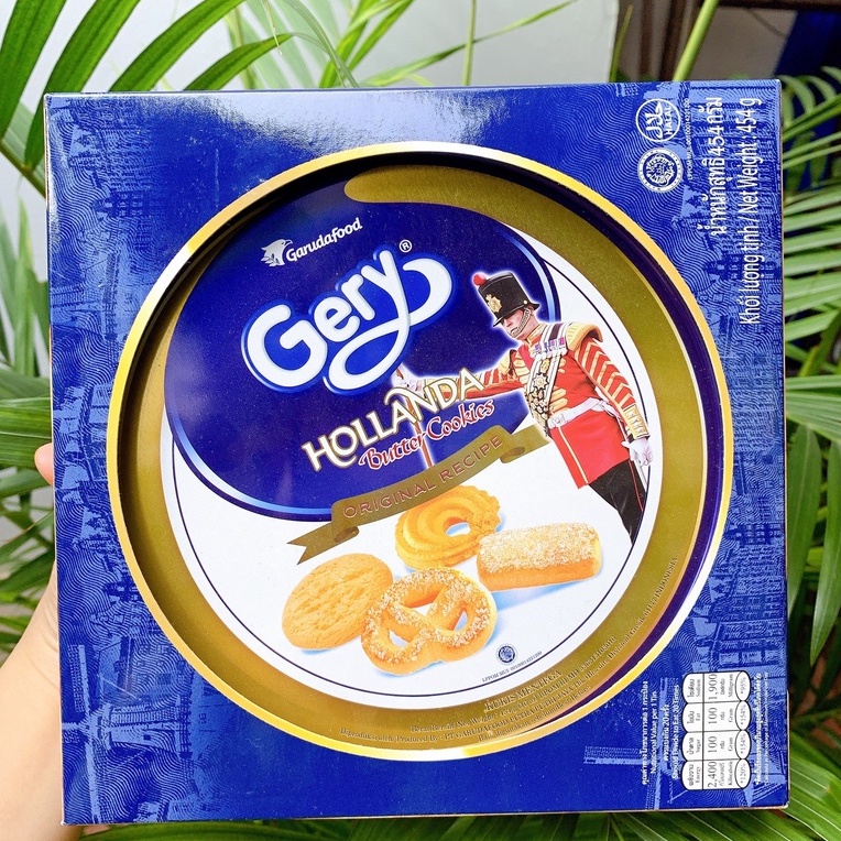BÁNH QUY BƠ GERY HỘP THIẾC HOLANDA 454G