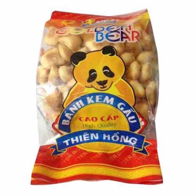 Bánh gấu nhân kem Thiên Hồng 180g - Đồ ăn vặt