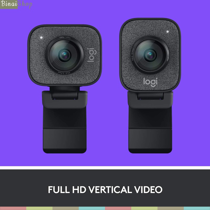 Logitech StreamCam - Webcam Livestream Chuyên Nghiệp, Độ Phân Giải 1080 FullHD/60 Fps