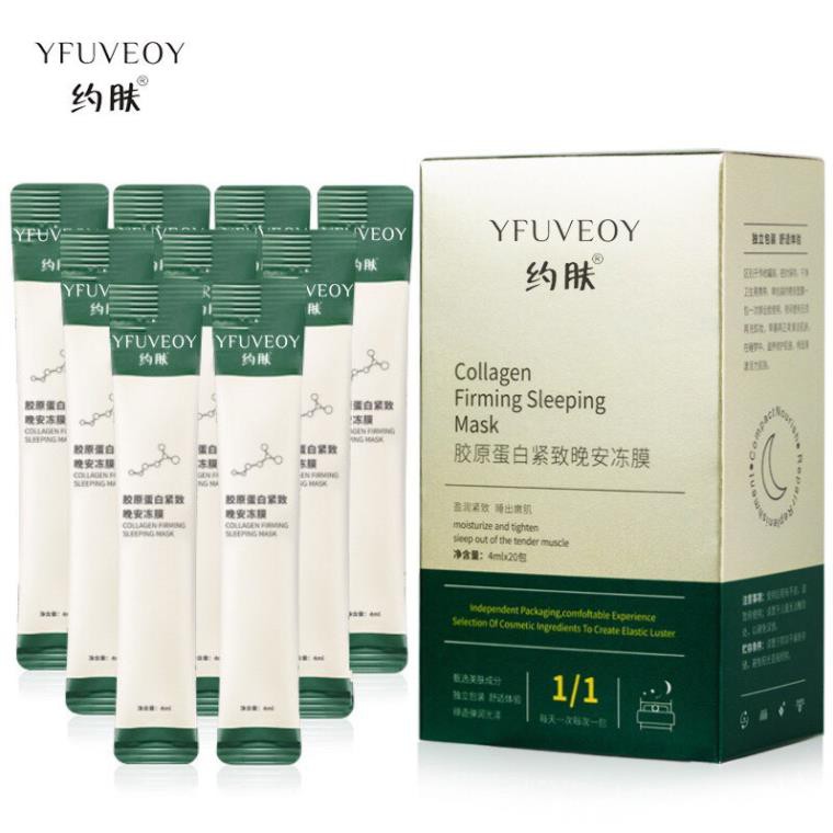 Mặt Nạ Ngủ Collagen trắng sáng da, Đàn Hồi, Giảm Nếp Nhăn, Tái Tạo Da | BigBuy360 - bigbuy360.vn