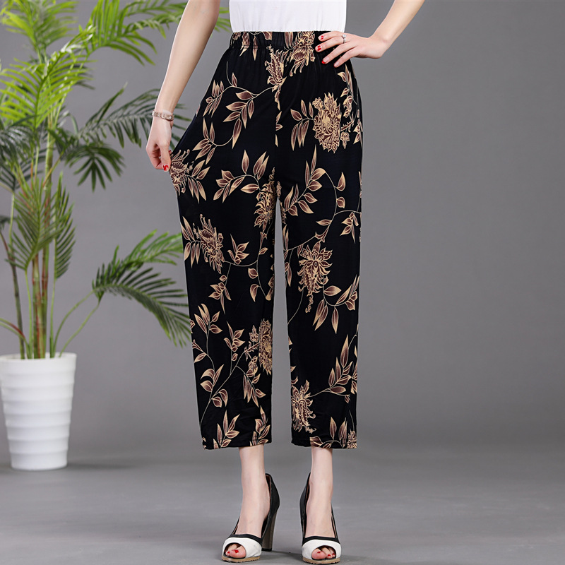 Quần Legging Lửng Lưng Thun Plus Size Nhiều Màu