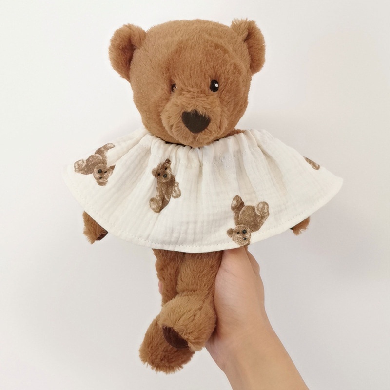 Yếm Ăn Cotton Mềm Mại Thoáng Khí In Họa Tiết Hoa Xinh Xắn Dành Cho Các Bé