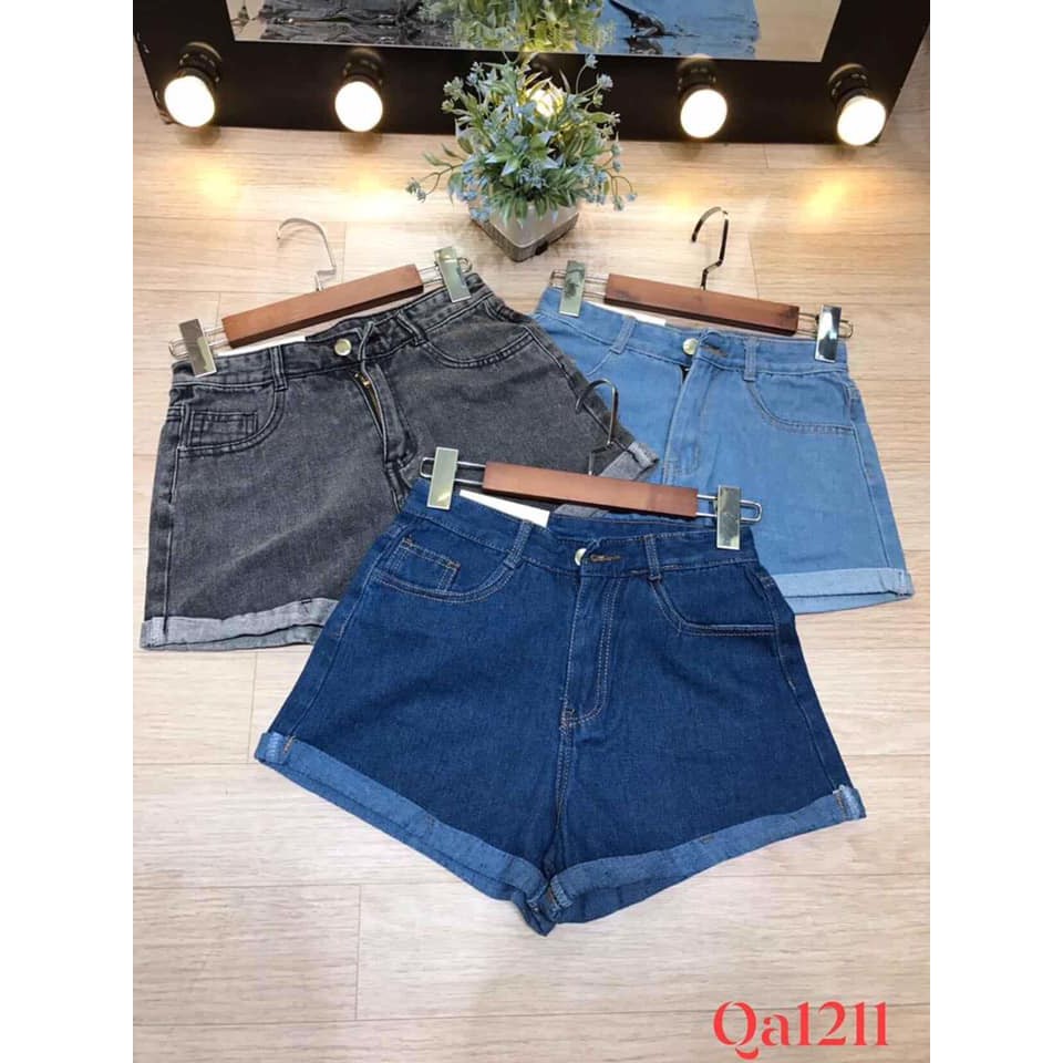 Bán sỉ quần sooc bò gập gấu 5 màu cho nữ x | BigBuy360 - bigbuy360.vn