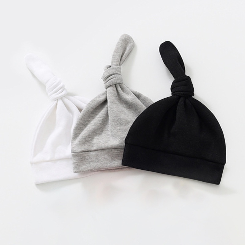 Set 2 Găng Tay Cotton Mềm Mại Màu Trơn Cho Bé