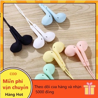 Macaron U19 3.5mm interface in-ear music earphones with multi-function subwoofer for Android and iOS