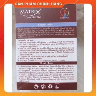 Thuốc Nhuộm Tóc Gội Là Nâu MATRIX ( gói lẽ )
