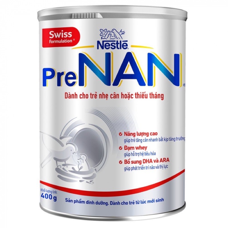 sữa  pre nan danh cho trẻ sinh non (400g) mẫu mới