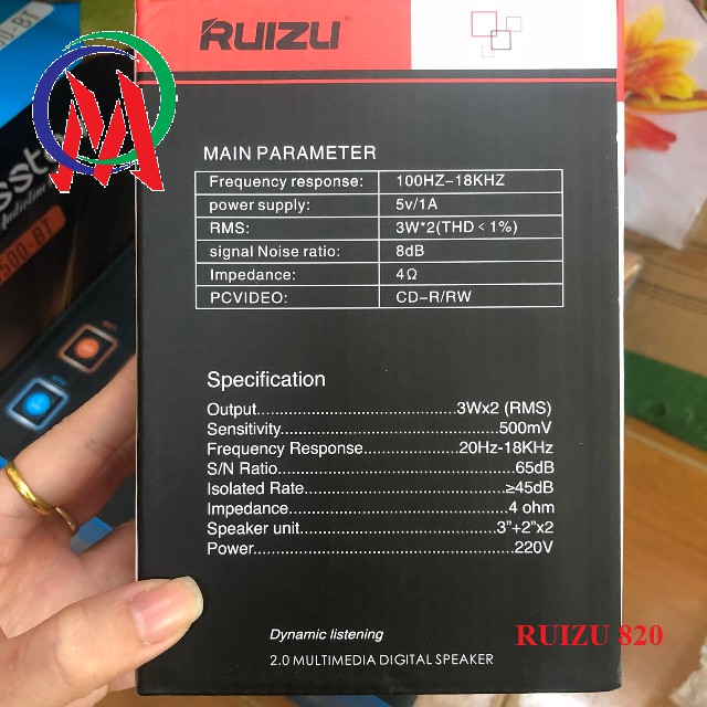 Loa Vi Tính 2.0 Ruizu RA-003/820