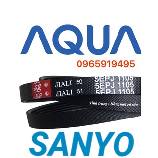 Dây curoa máy giặt cửa ngang sanyo aqua jiali baite 5epj 1105 5 rãnh - dây culoa - dây đai máy giặt