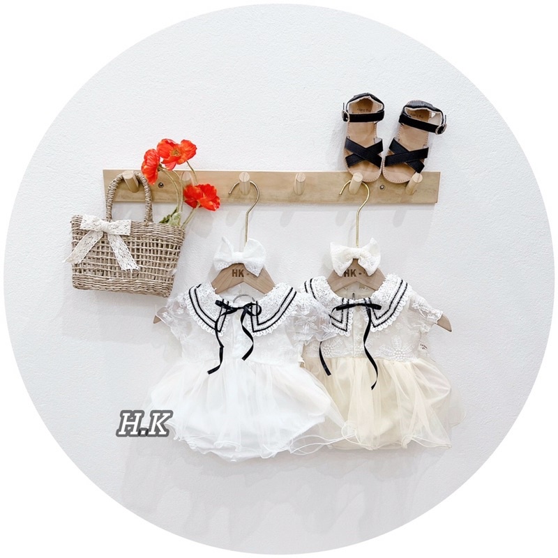 Váy Trẻ Em Váy Ren Công Chúa Cho Bé Gái Tặng Kèm Mũ Siêu Xinh Đầy Tháng, Thôi Nôi,Sinh Nhật