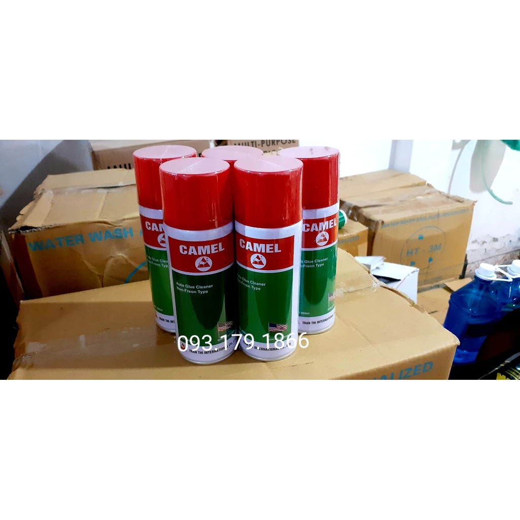 Chai xịt tẩy băng keo nhựa đường camel 450ml