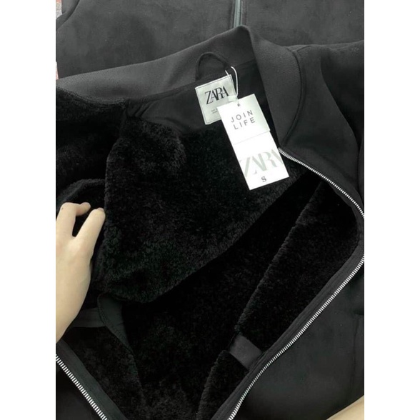 Bomber nam lót lông