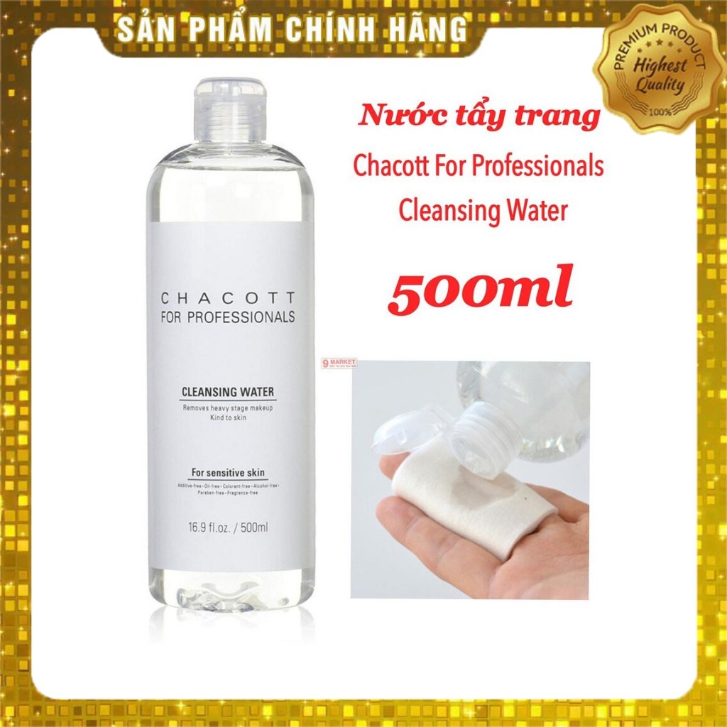 Nước tẩy trang Chacott For Professionals 500ml-dưỡng ẩm🌼da nhạy cảm và da mụn, cực kỳ dịu nhẹ và không gây kích ứng | BigBuy360 - bigbuy360.vn