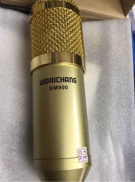 Mic Thu Âm BM900 Waichang, Hát Karaoke, Thu Âm Cực Tốt -dc2855