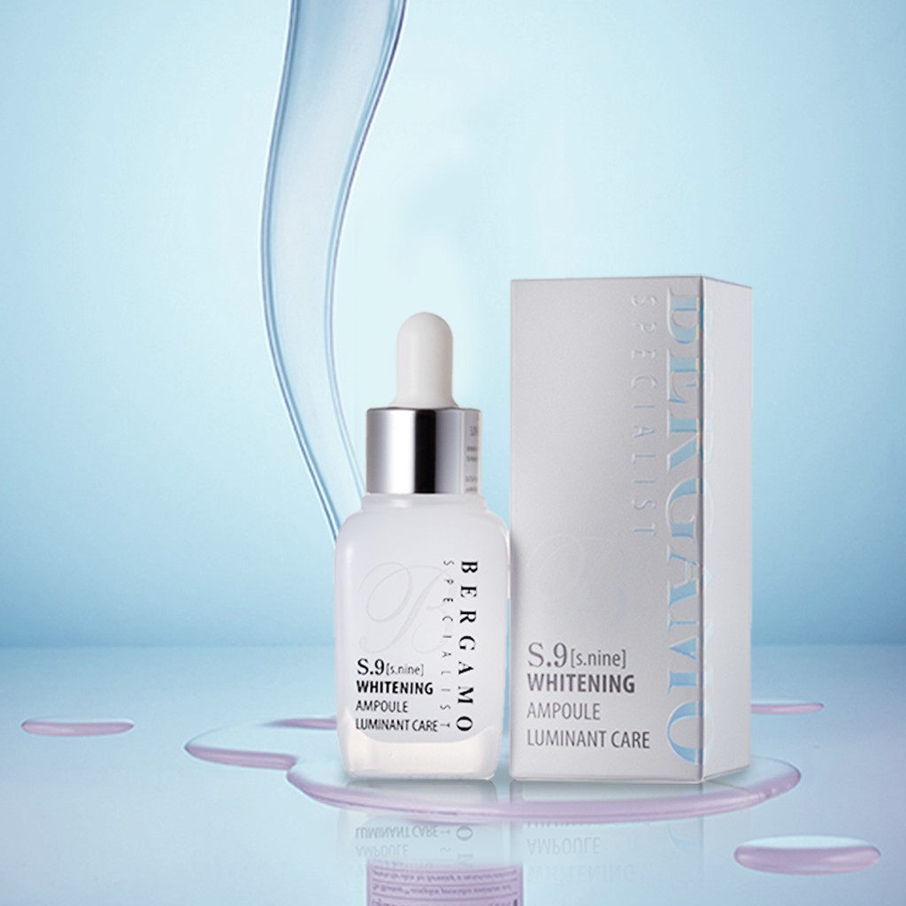 Tinh Chất Ampoule Bergamo S9 Làm Trắng Da Hiệu Quả Chất Lượng Cao 30ml