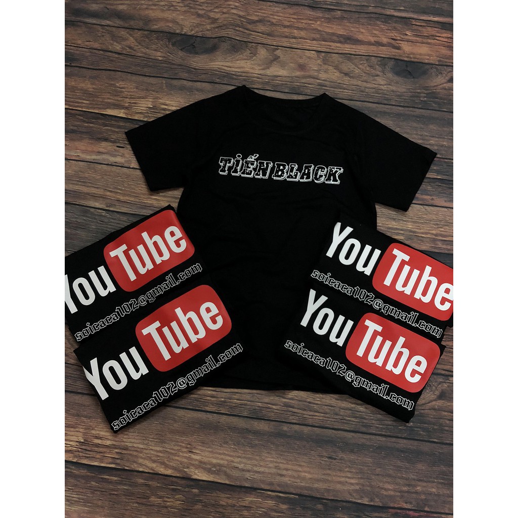 SALE- Áo thun logo YOUTUBE chất cotton - áo HOT
