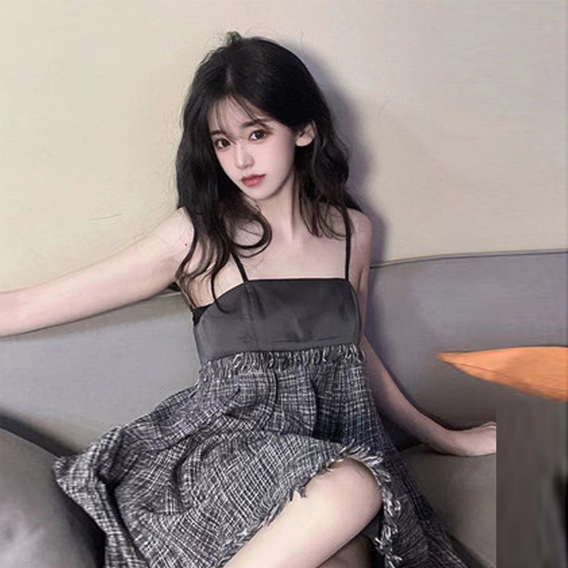 Đầm IELGY không tay phong cách Pháp cổ điển cho nữ