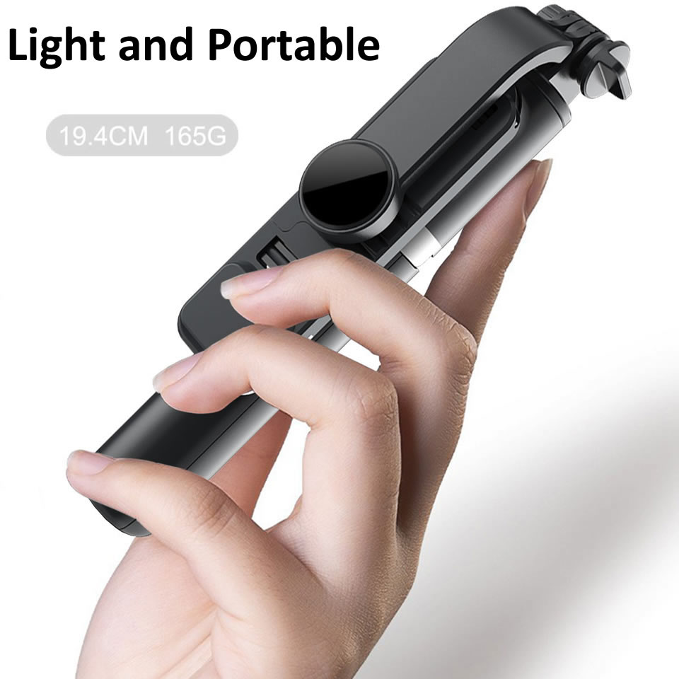 Gậy Chụp Ảnh Selfie Bluetooth Không Dây Có Thể Gấp Gọn Kèm Điều Khiển Từ Xa Cho Ios Android | BigBuy360 - bigbuy360.vn