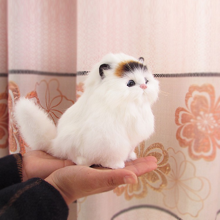 Búp Bê Nhồi Bông Hình Chú Mèo Dễ Thương Dùng Làm Quà Tặng Sinh Nhật